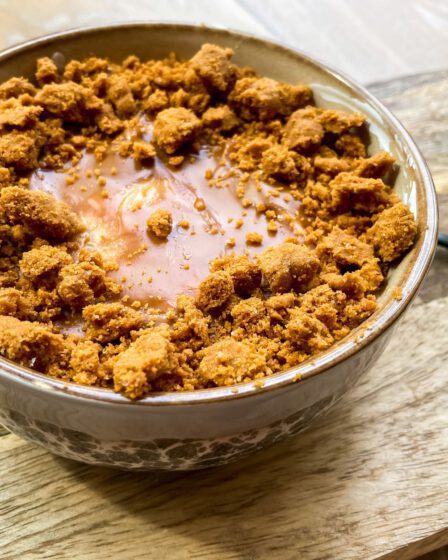 High Protein Lotus Speculoos Overnight Oats mamazetkoers